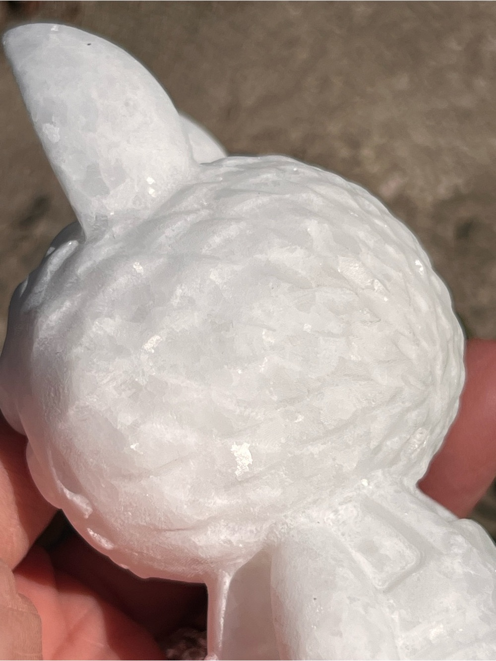 White (1) Jade Labubu carving | Crystal - Picture 11 of 16